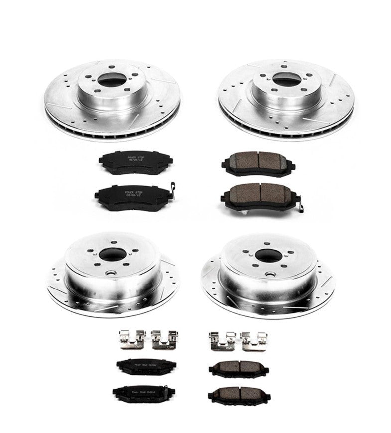 Power Stop Front & Rear Z23 Evolution Sport Brake Kit