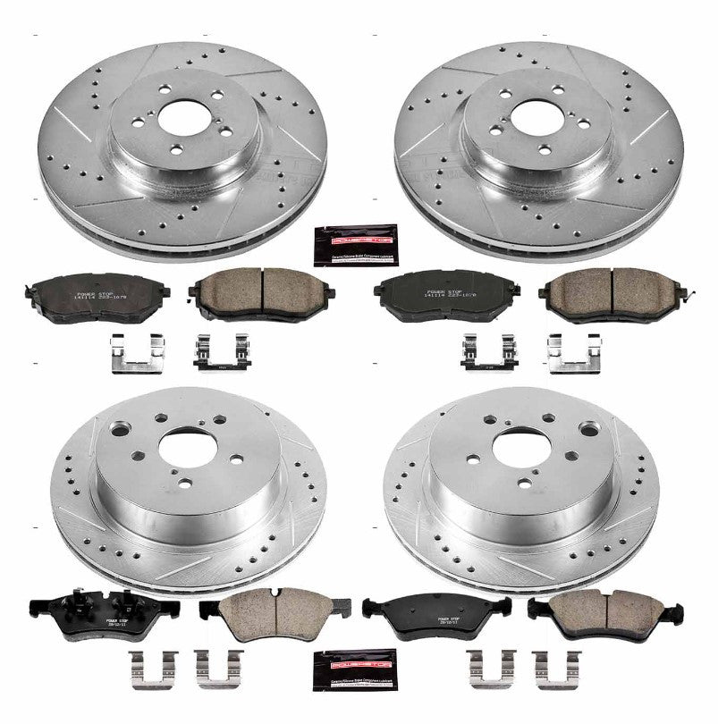 Power Stop Front & Rear Z23 Evolution Sport Brake Kit