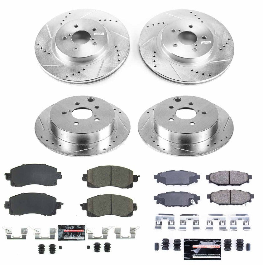 Power Stop Front & Rear Z23 Evolution Sport Brake Kit
