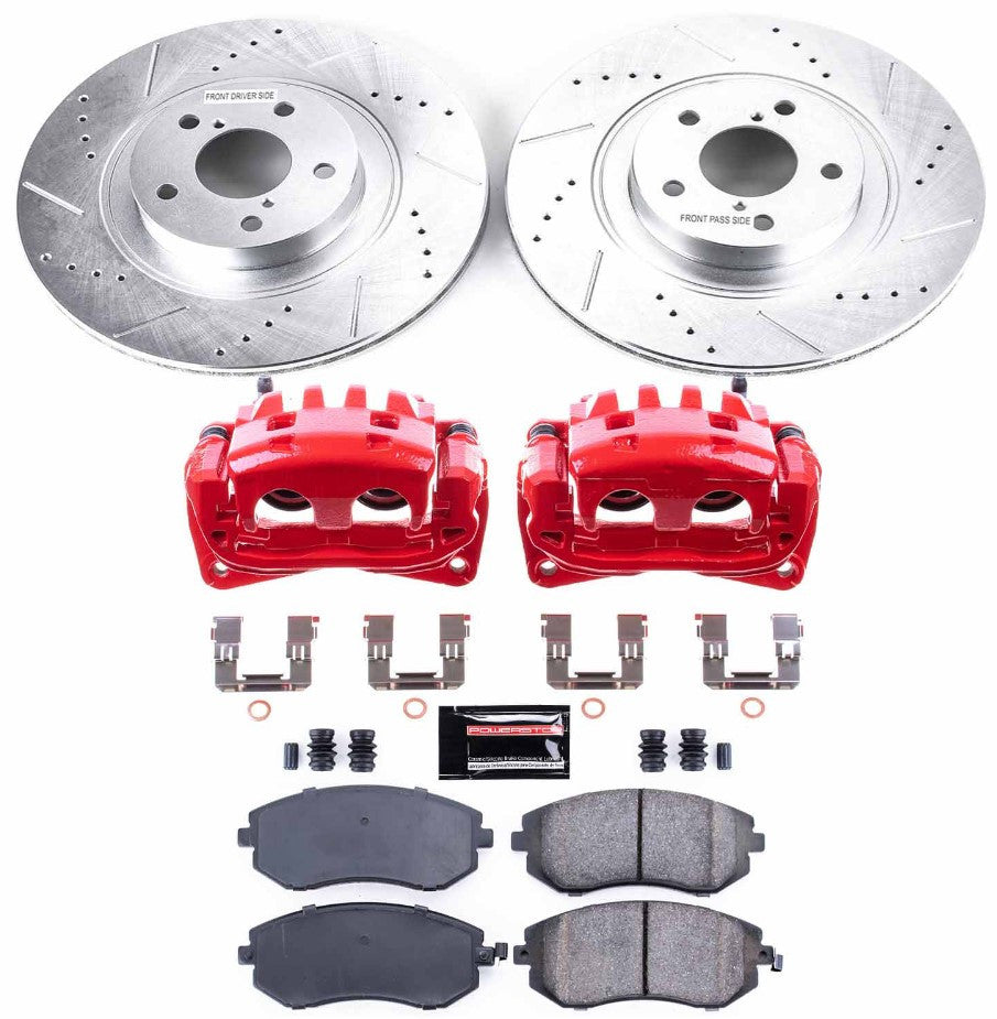 Power Stop Front Z23 Evolution Sport Brake Kit w/Calipers