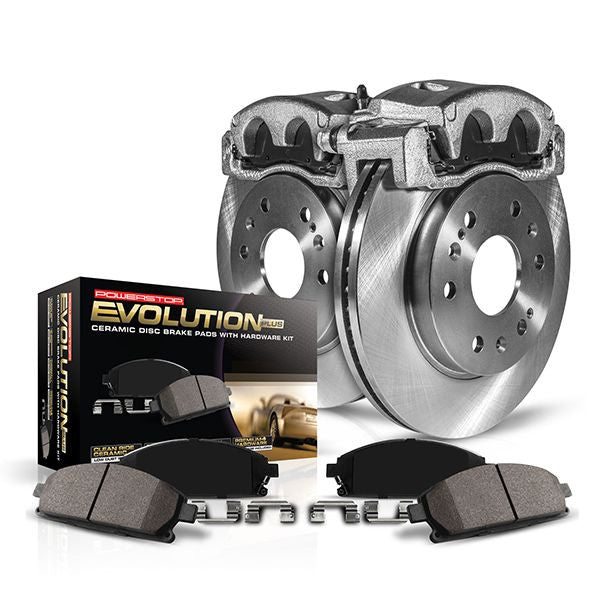 Power Stop 02-04 Subaru Legacy Front & Rear Autospecialty Brake Kit w/Calipers