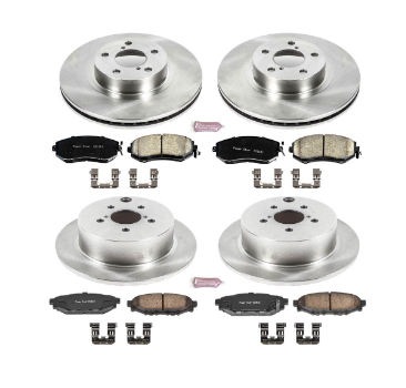 Power Stop Autospecialty Front & Rear Brake Kit For 2012-16 Subaru Impreza - KOE6113