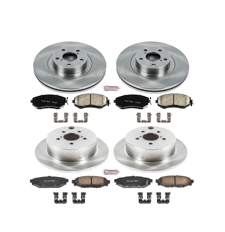Power Stop Front & Rear Autospecialty Brake Kit