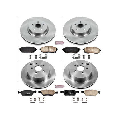 Power Stop Front & Rear Autospecialty Brake Kit For 2014-18 Subaru Forester