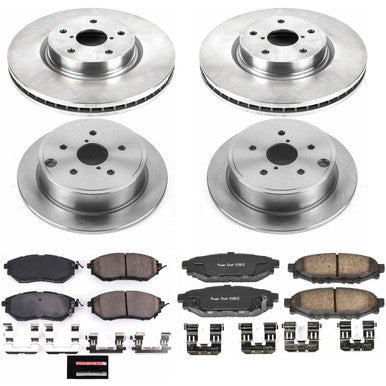 Power Stop Front & Rear Autospecialty Brake Kit For 2015-21 Subaru WRX - KOE6932