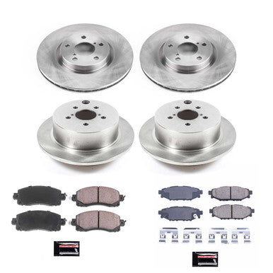Power Stop Autospecialty Front & Rear Brake Kit For 2017-22 Subaru Impreza - KOE7926