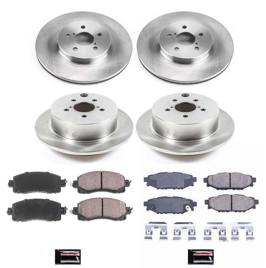 Power Stop Front & Rear Autospecialty Brake Kit