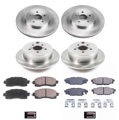 Power Stop Front & Rear Autospecialty Brake Kit