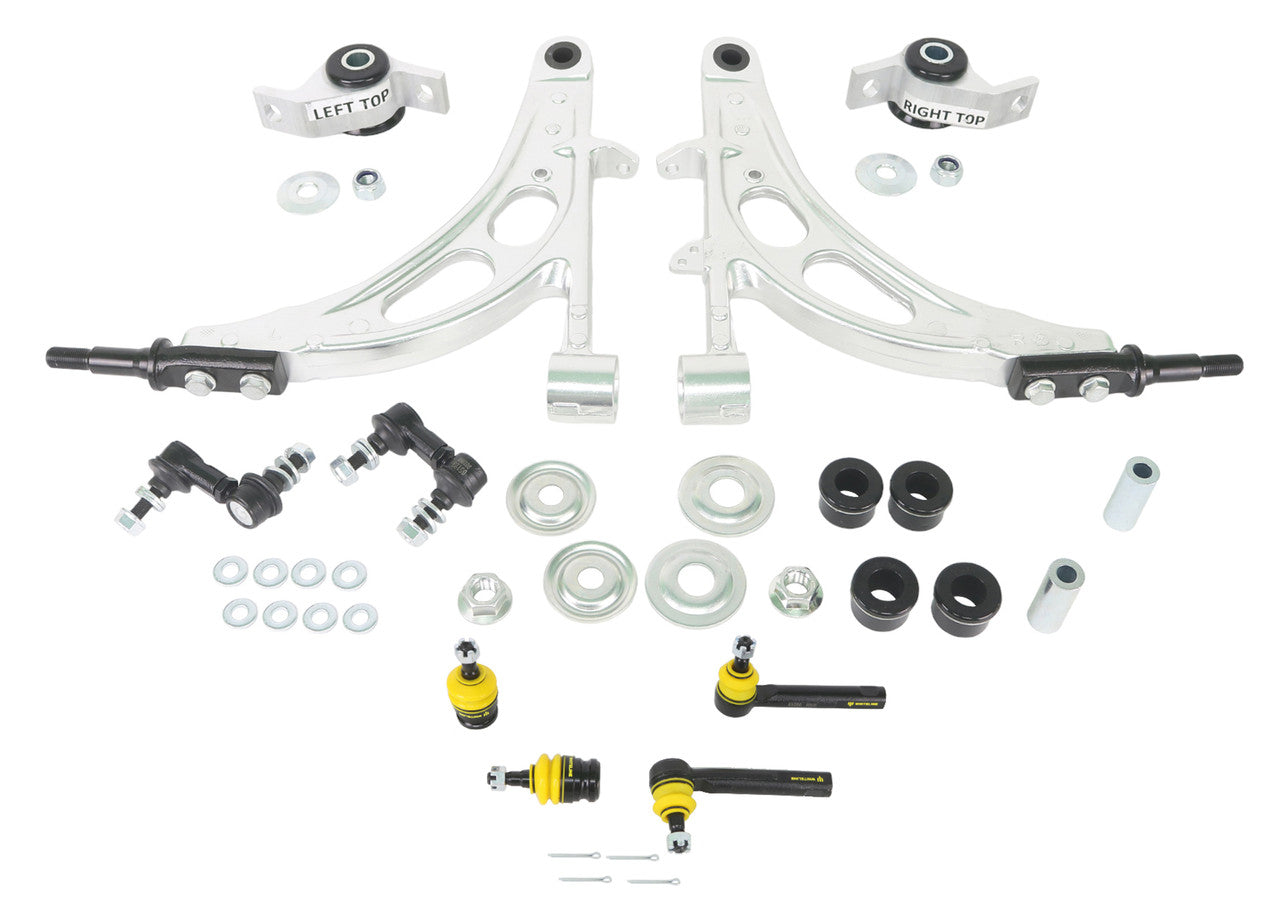Whiteline Lower Control Arm w/ Endlinks, Anti-Lift & Roll-Center Correction For 2002-07 Subaru WRX, 04-07 STI - KTA290 - Angle 2