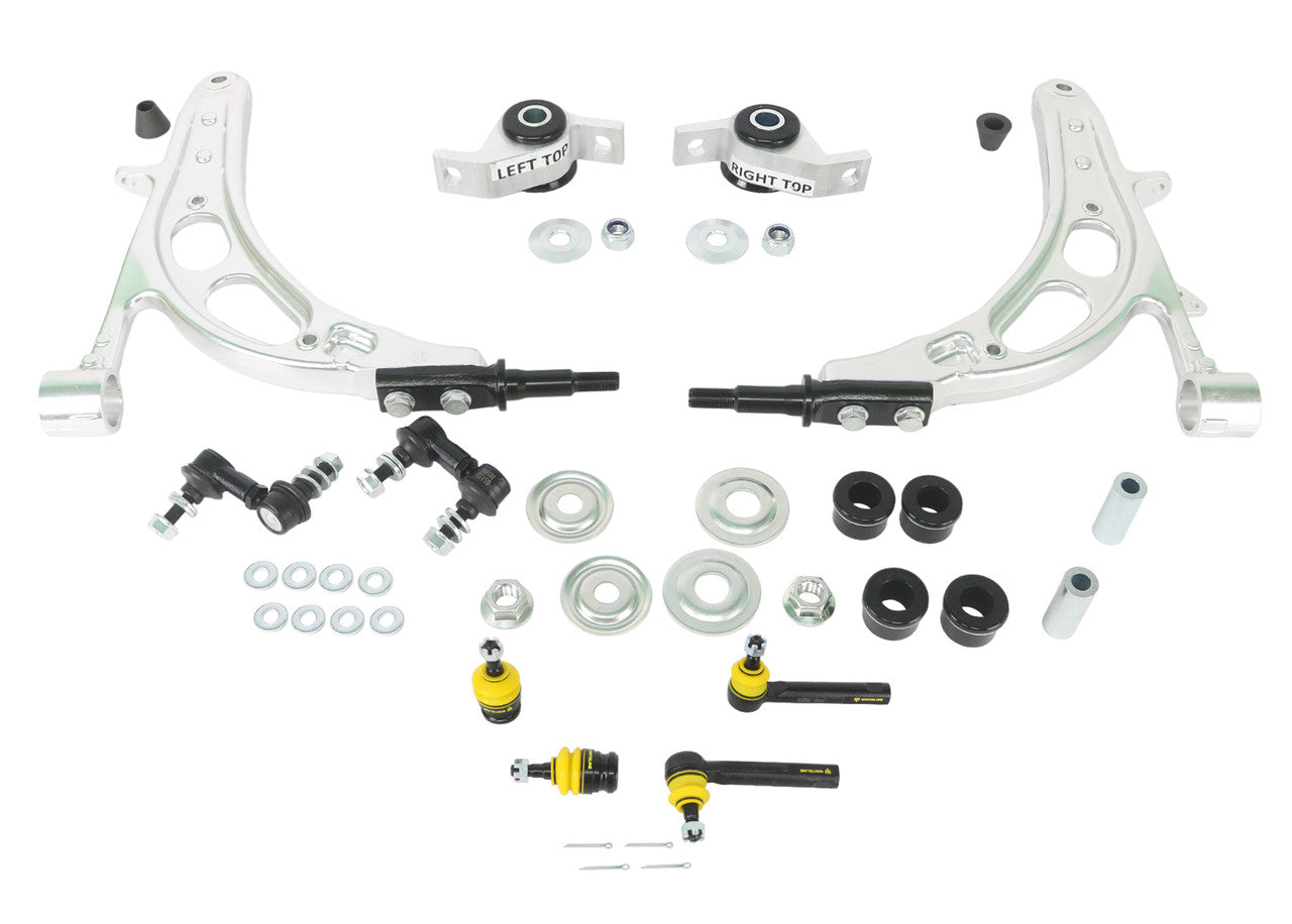 Whiteline Lower Control Arm w/ Endlinks, Anti-Lift & Roll-Center Correction For 2002-07 Subaru WRX, 04-07 STI - KTA290 - Angle 1