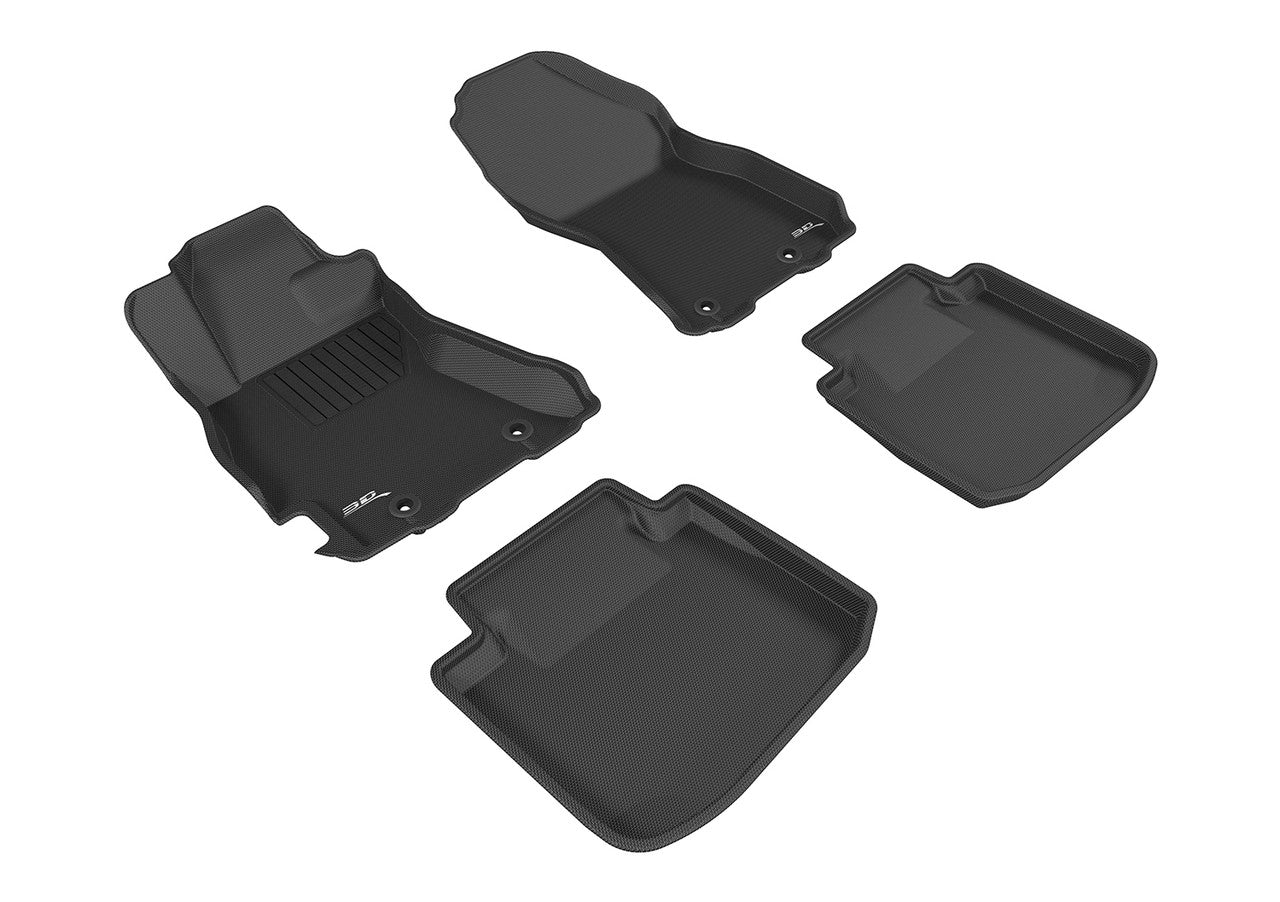 3D MAXpider Kagu 1st & 2nd Row Floormats - Black