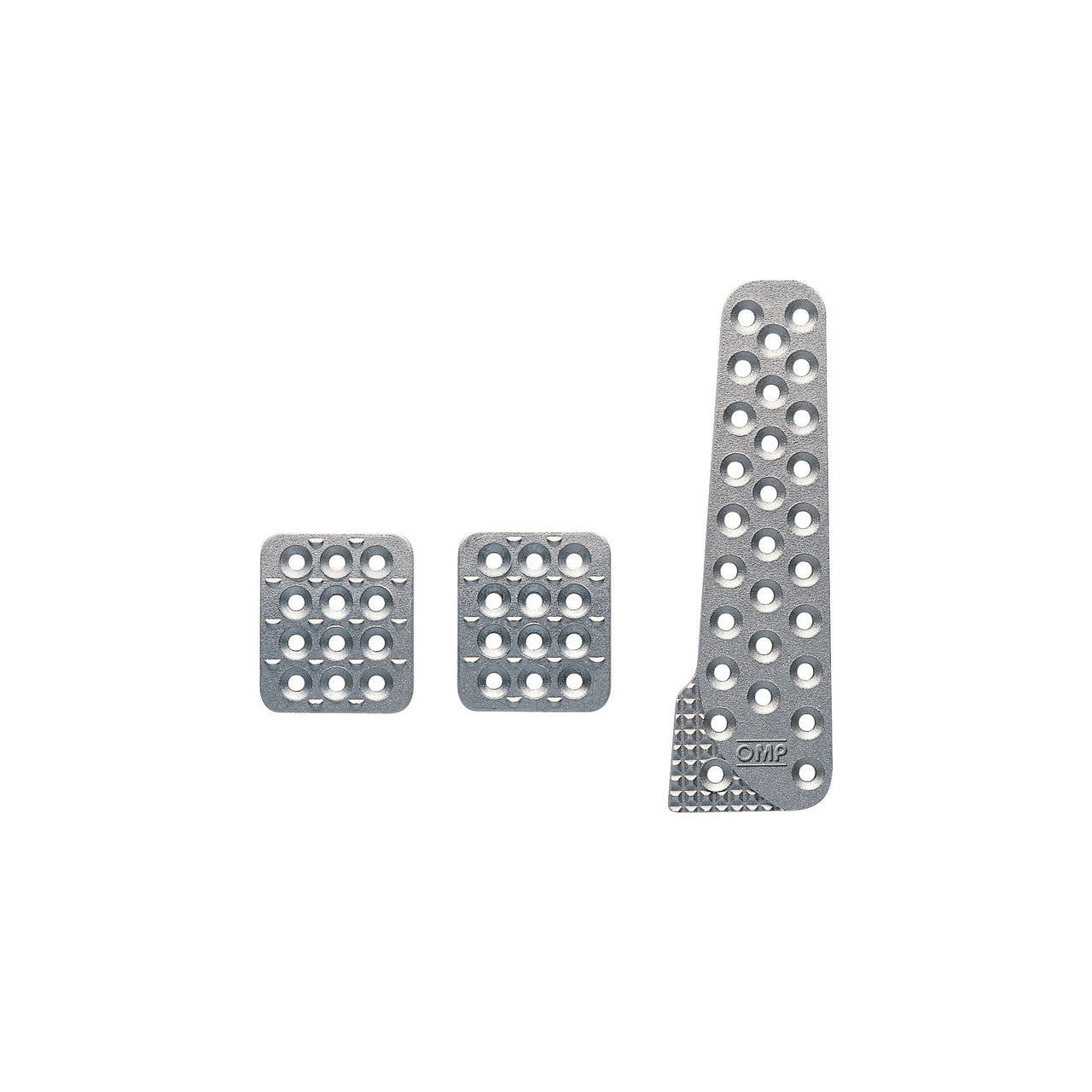 OMP Sand-Blasted Aluminum Pedals (Set of 3) - OA0-1020-003