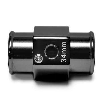 Prosport 34mm Radiator Hose Adapter For Water Temperature Sender (Black Finish)