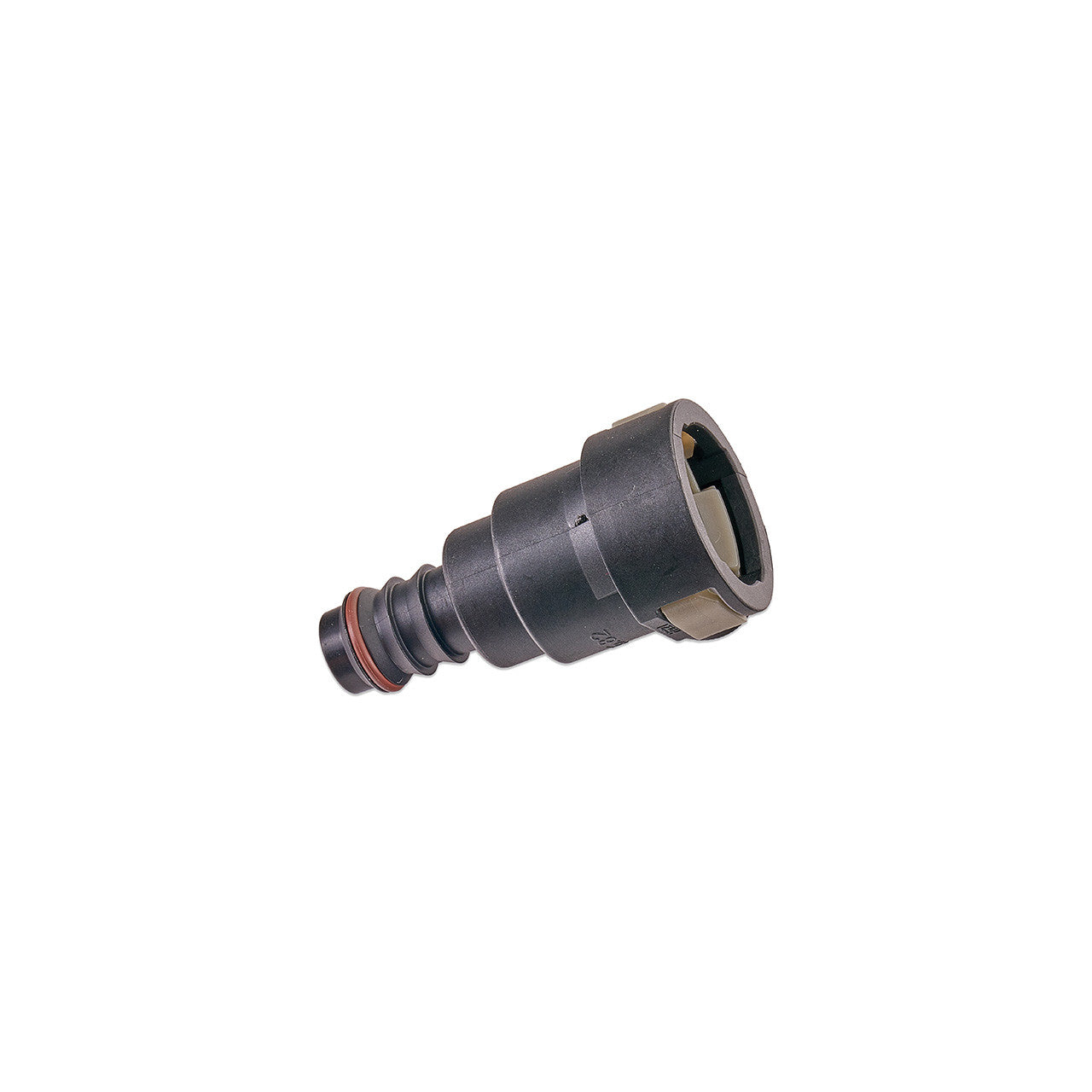 IAG 5/8" SAE Quick Connect Female to 1/2" Hose Barb Straight (180 / 0 degrees) - Angle 4