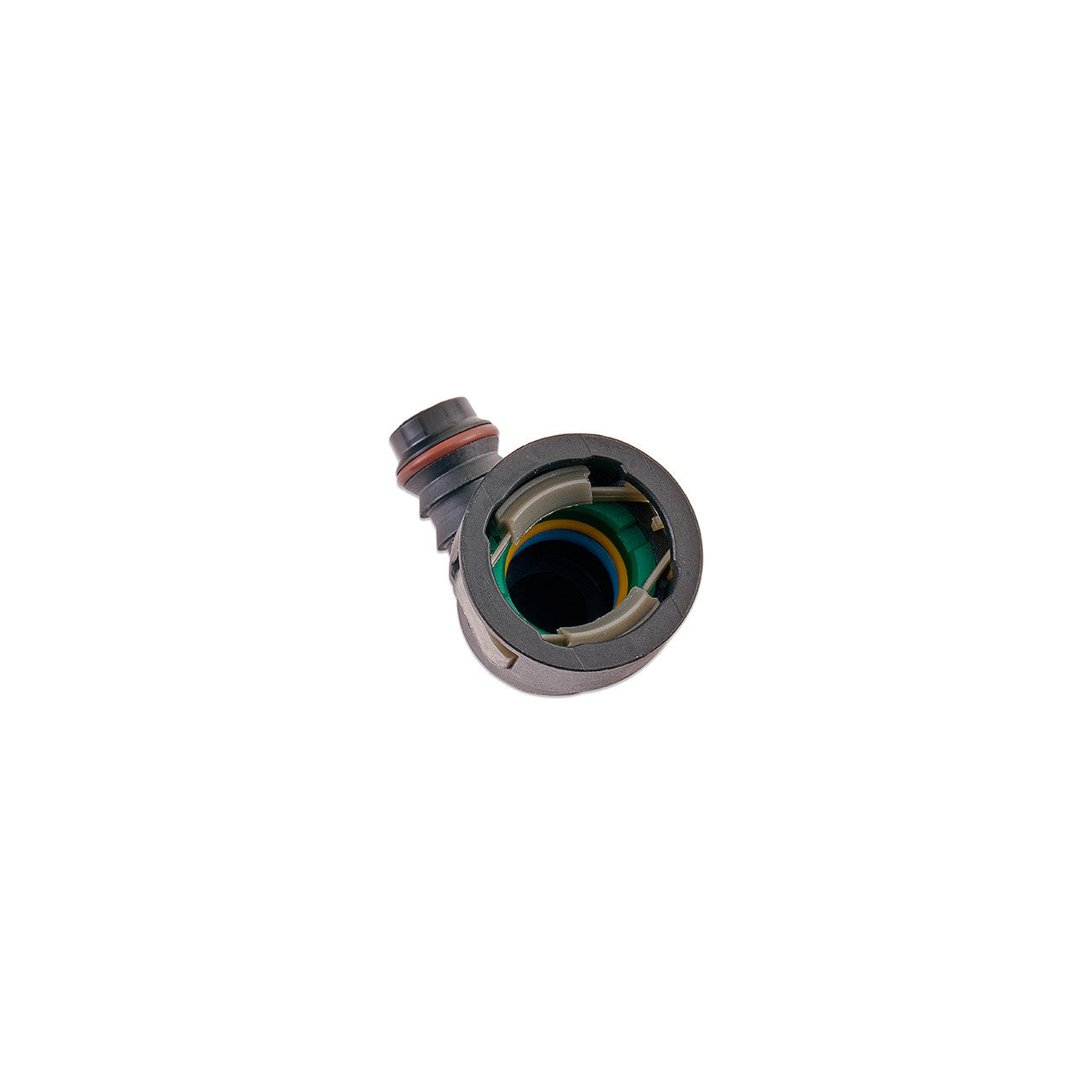 IAG 5/8" SAE Quick Connect Female to 1/2" Hose Barb Right Angled (90 degrees) - Angle 3