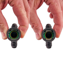 IAG 5/8" SAE Quick Connect Female to 2 x 1/2" Hose Barb Y Fitting
 - Function