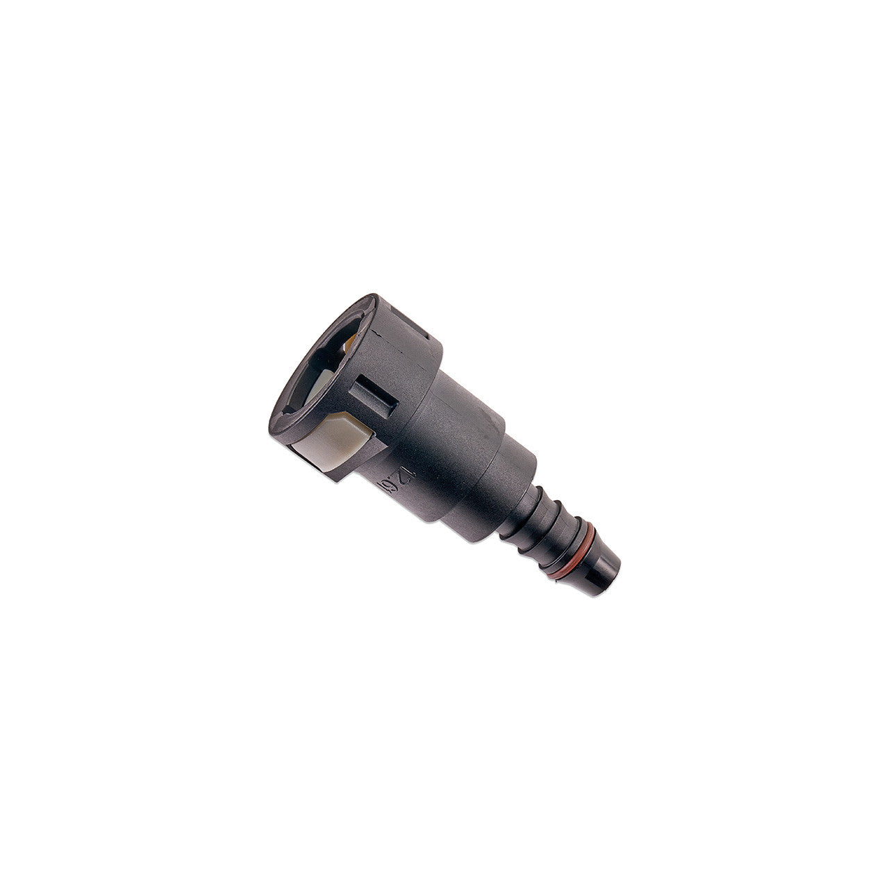 IAG 1/2" SAE Quick Connect Female to 3/8" Hose Barb Straight (180 / 0 degrees) - Angle 5