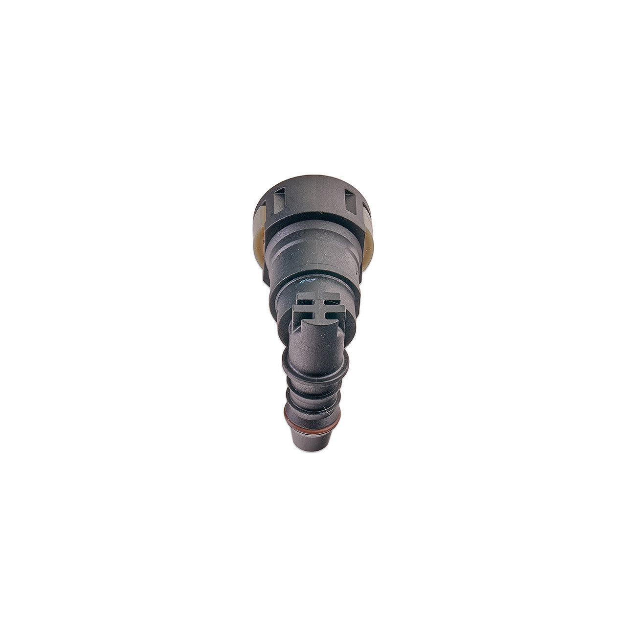 IAG 1/2" SAE Quick Connect Female to 11mm Hose Barb Right Angled (90 degrees) - Angle 3