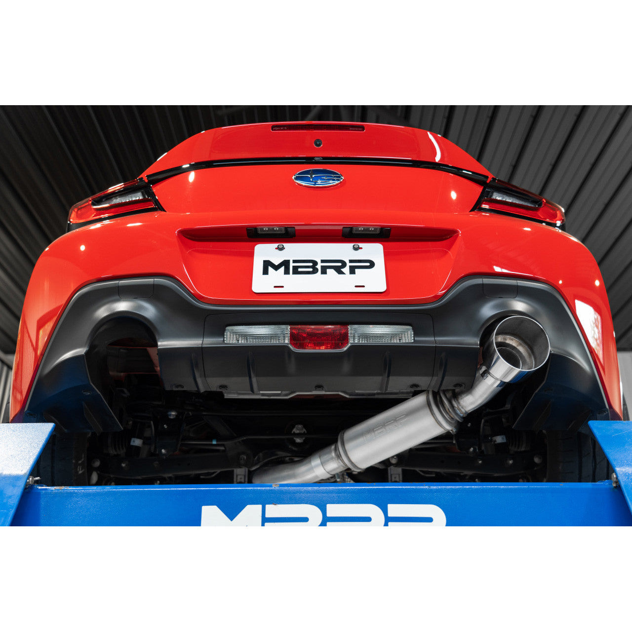 MBRP 12-22 BRZ 17-22 GR86 13-16 FR-S Aluminized Steel 3in Cat-Back-Single Rear Exit - Installed 1