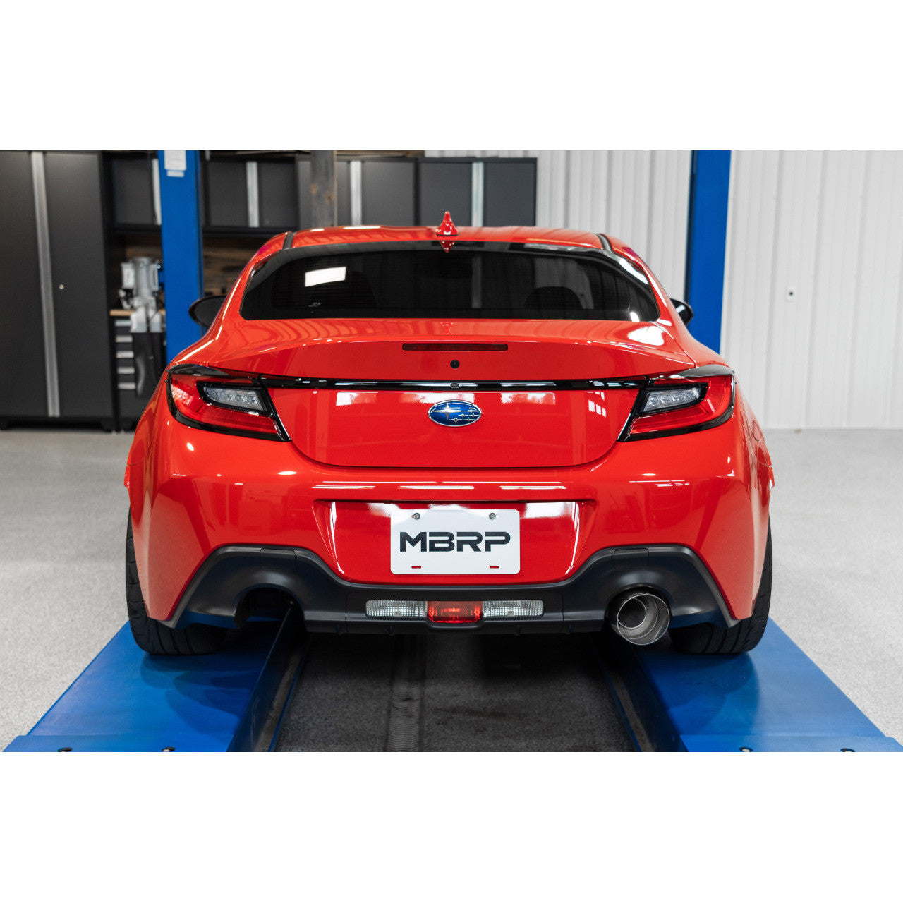 MBRP 12-22 BRZ 17-22 GR86 13-16 FR-S Aluminized Steel 3in Cat-Back-Single Rear Exit - Installed 2