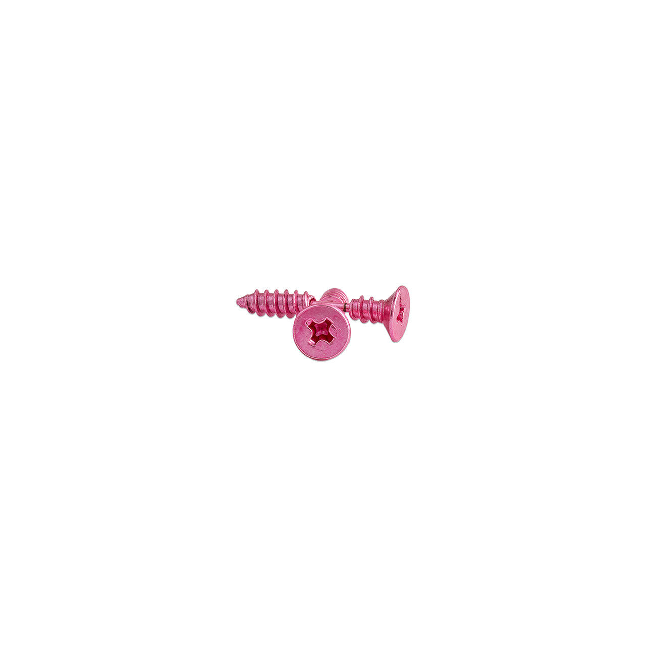 Garage Girls Jewelry Screw Earrings - Pink 1