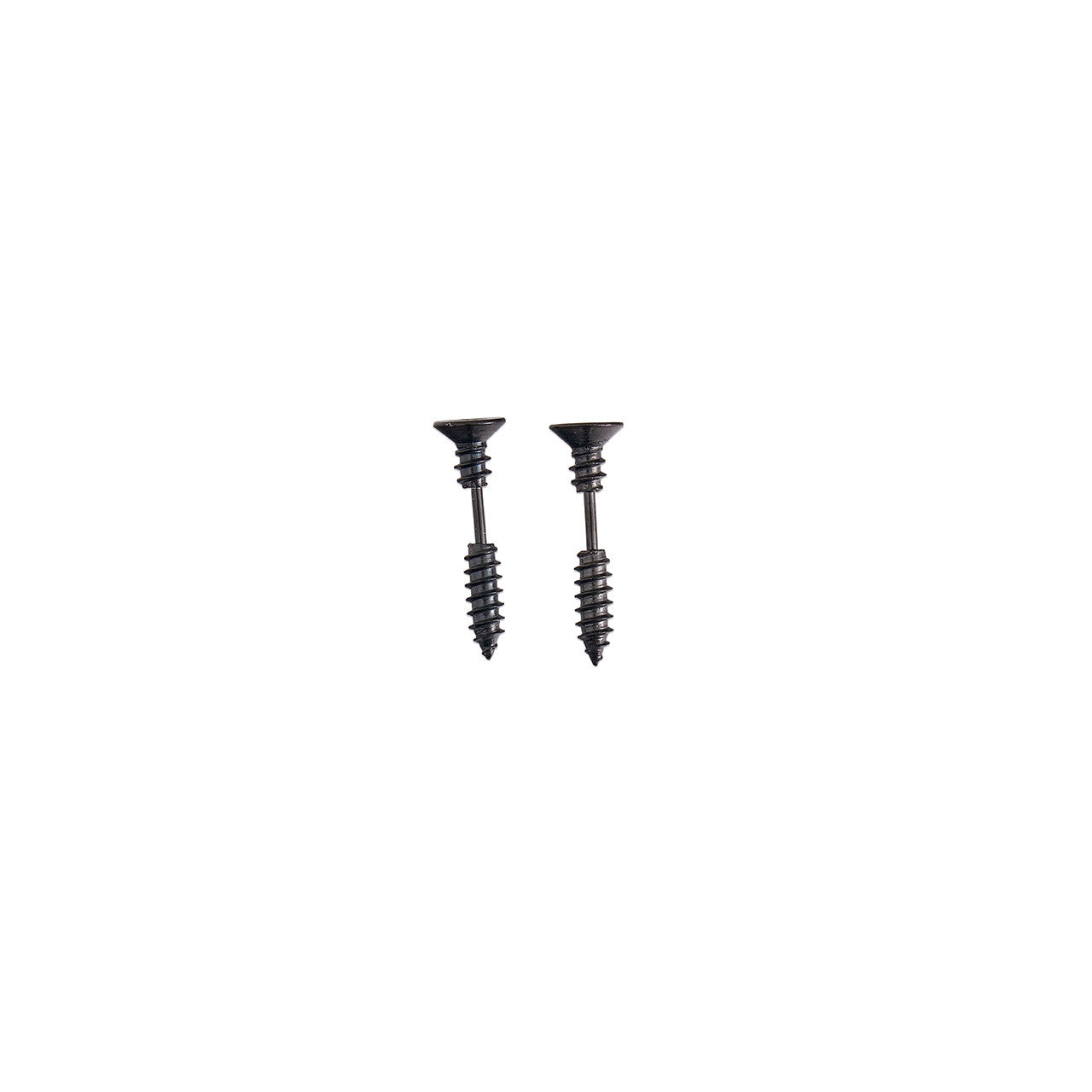 Garage Girls Jewelry Screw Earrings - Black 2