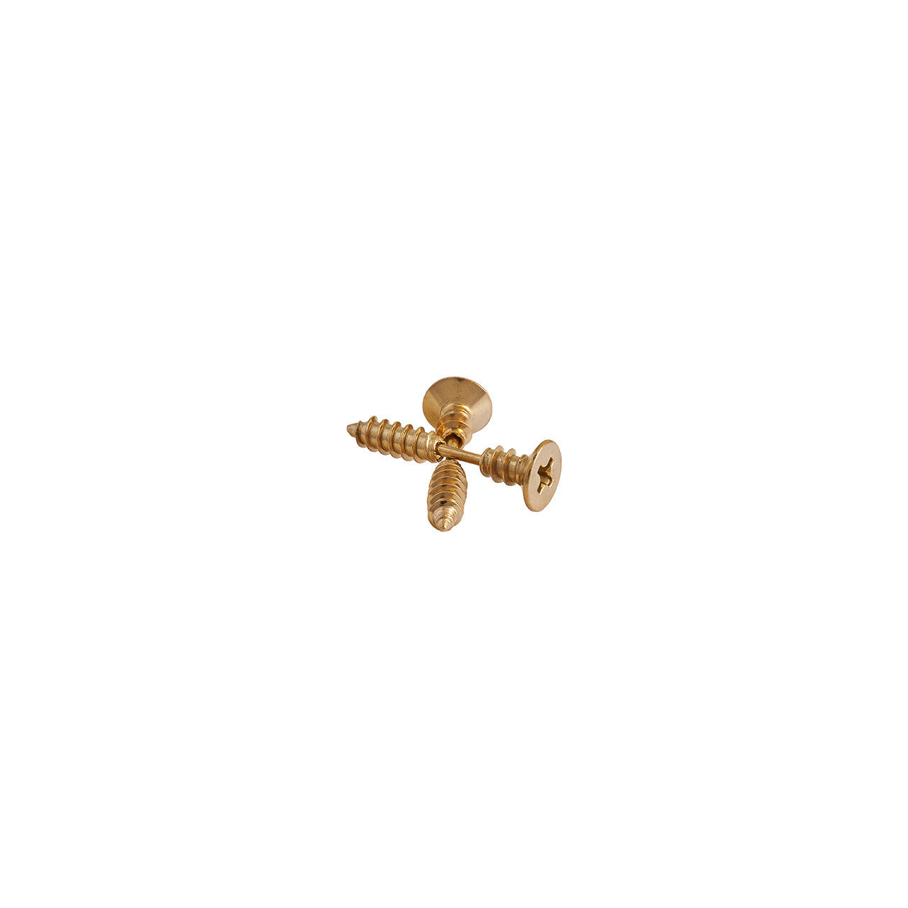 Garage Girls Jewelry Screw Earrings - Gold 2