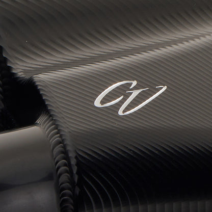 Corsa Veloce "Competizione" Forward Facing Billet Intake Manifold for OE 64mm T-Body - Black Finish - Engraving