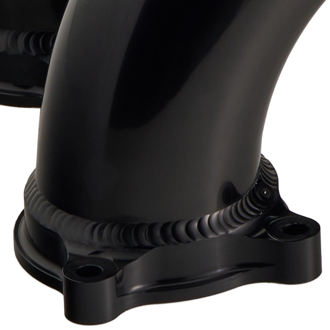Corsa Veloce "Competizione" Forward Facing Billet Intake Manifold for OE 64mm T-Body - Black Finish - Welds
