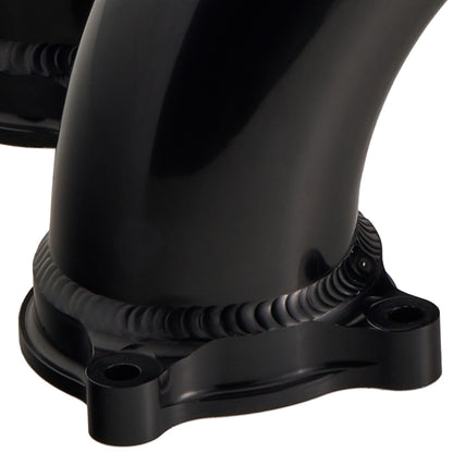 Corsa Veloce "Competizione" Forward Facing Billet Intake Manifold for OE 64mm T-Body - Black Finish - Welds