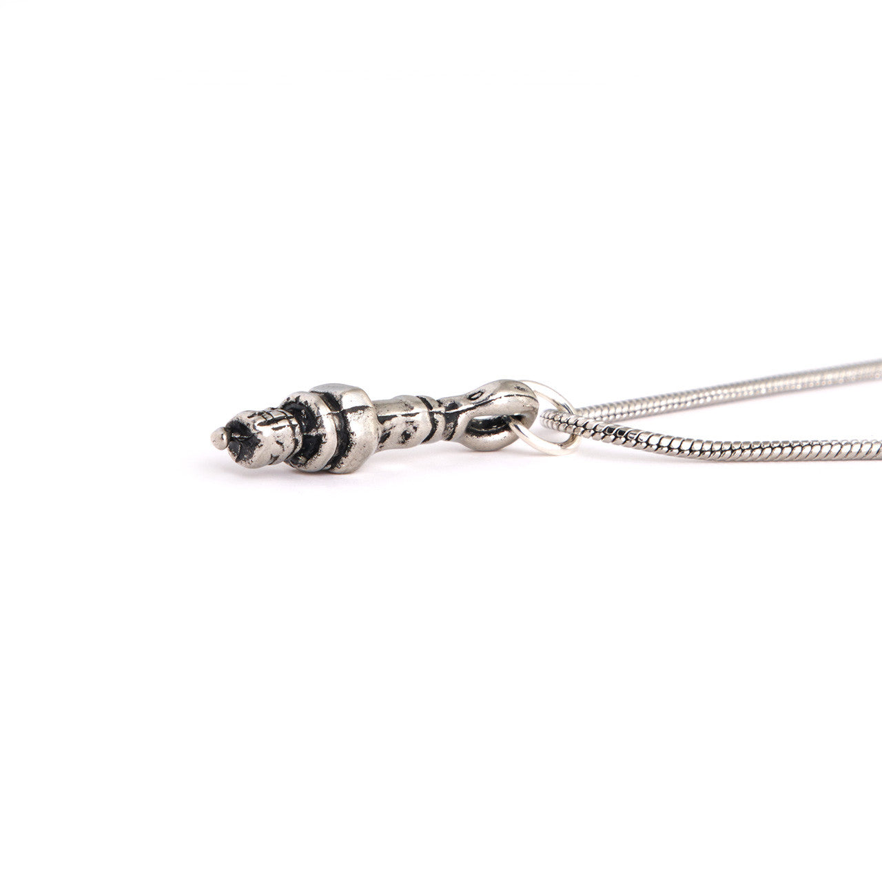 Garage Girls Jewelry Spark Plug Necklace - Close-up