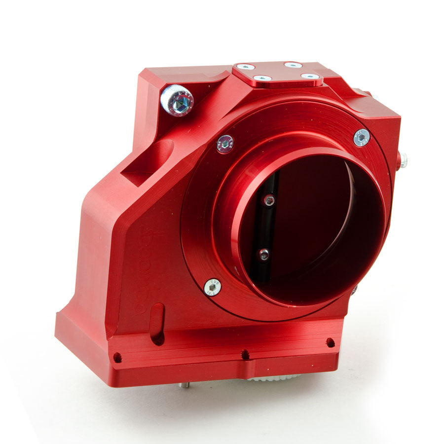 Boomba Racing 2004.5 - 2014 STI 75mm DBW Throttle Body  - Bolt-On Servo Style - Red Anodize Finish