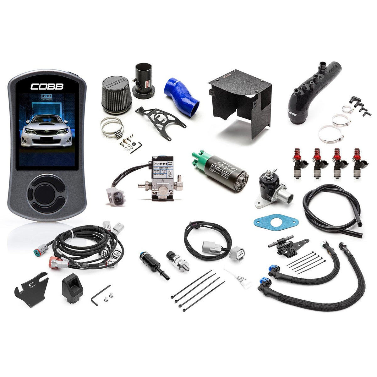 COBB Stage 2+ NexGen Flex Fuel Power Package For 2009-14 Subaru WRX - Blue