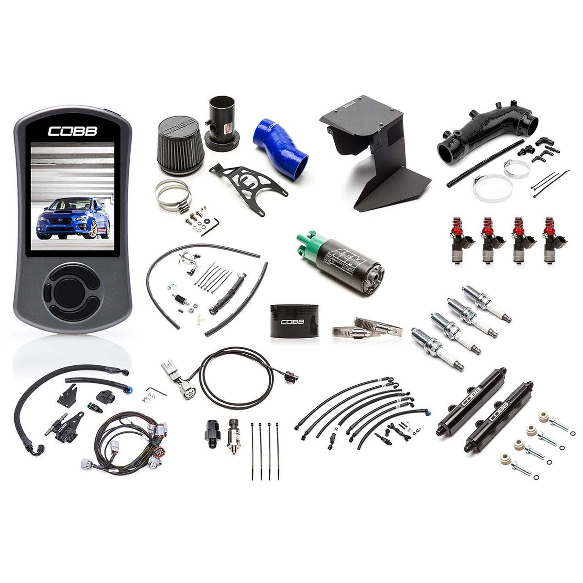 COBB NexGen Stage 2 + Flex Fuel Power Package For 2015-18 Subaru STI - Blue