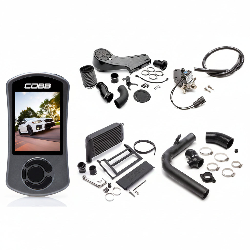 COBB NexGen Stage 2 Redline Carbon Fiber Power Package For 2015-21 Subaru WRX - Black