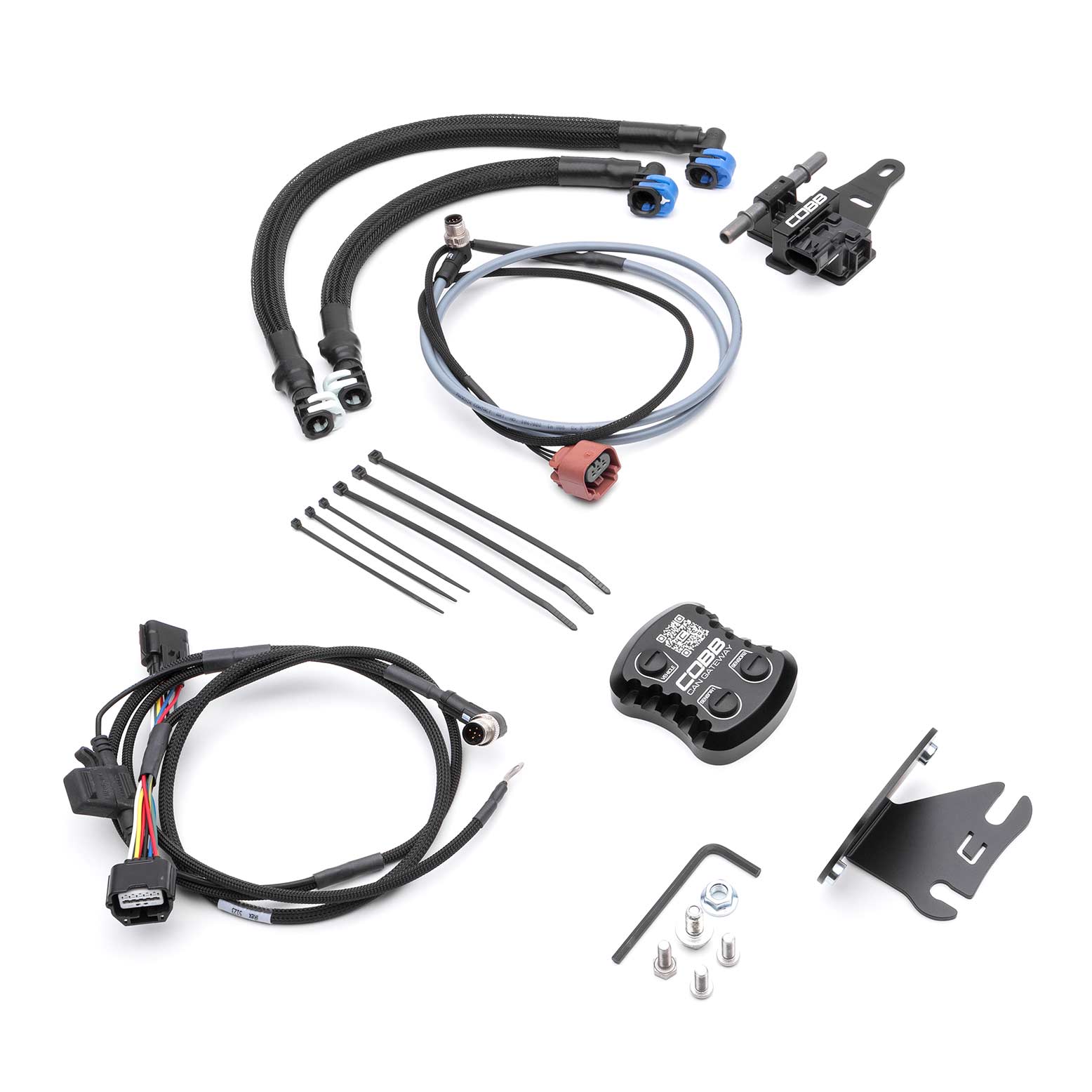 COBB NexGen Stage 2 + CAN Flex Fuel Redline Carbon Fiber Power Package For 2015-17 Subaru WRX - Black - CAN Flex Fuel Upgrade
