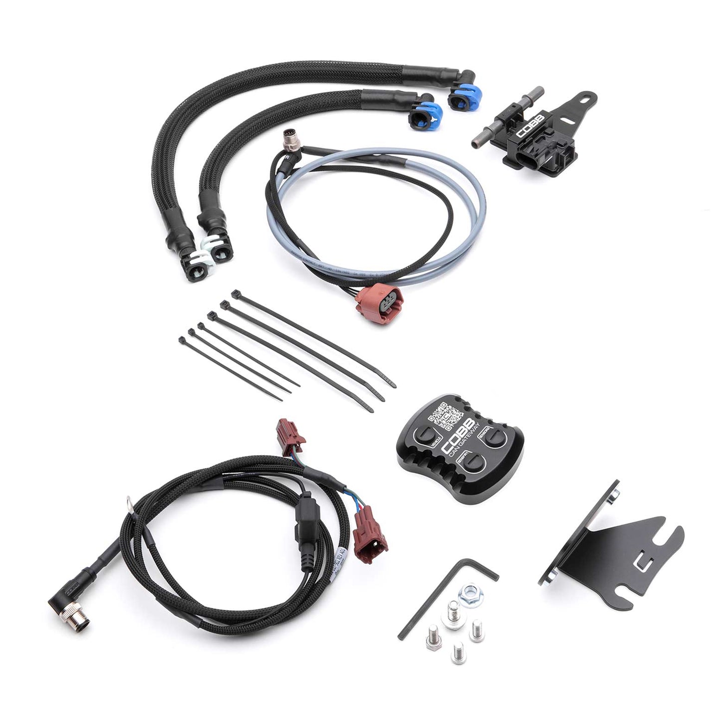 COBB NexGen Stage 2 + CAN Flex Fuel Redline Carbon Fiber Power Package For 2018-21 Subaru WRX - Black - CAN Flex Fuel Upgrade