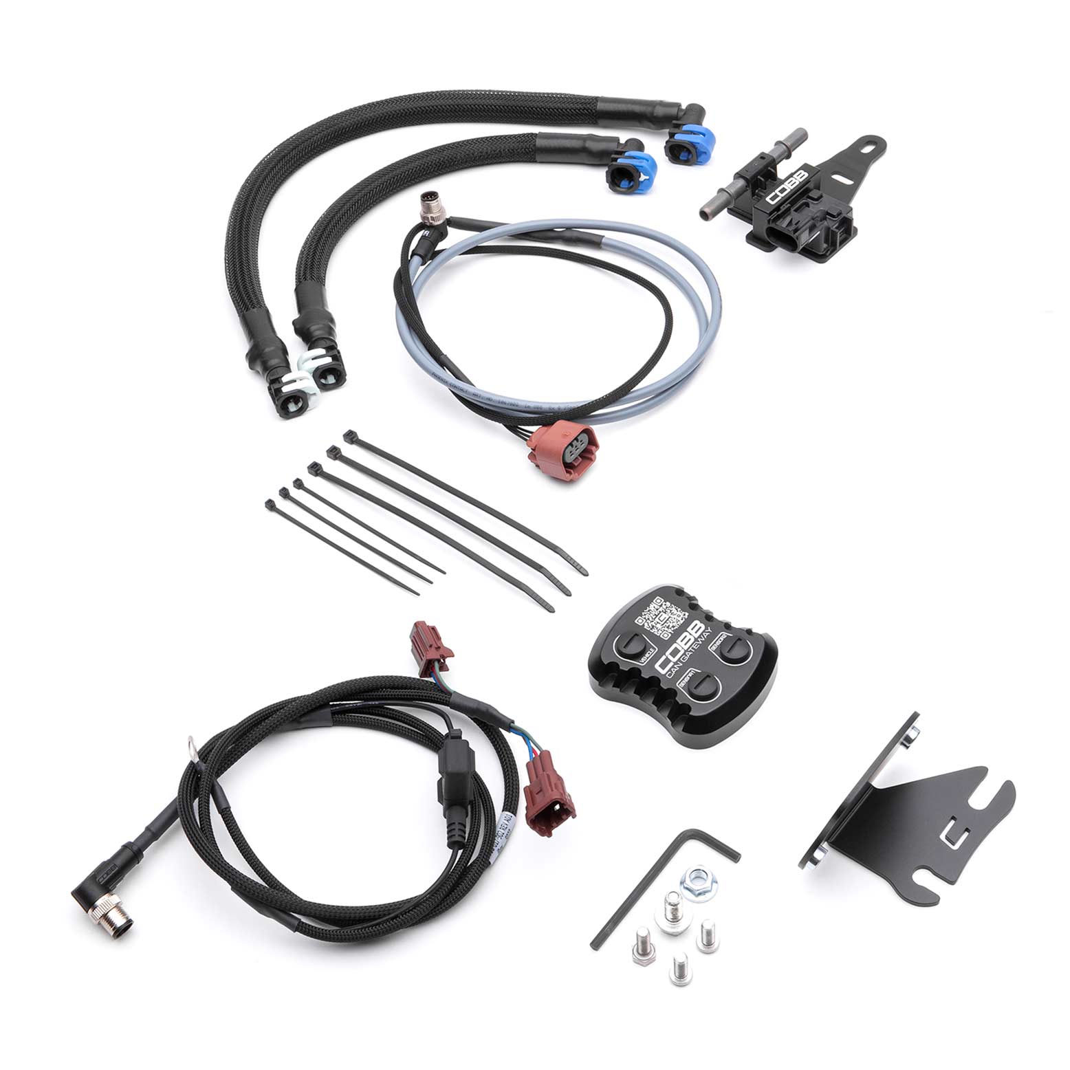 COBB NexGen Stage 2 + CAN Flex Fuel Redline Carbon Fiber Power Package For 2018-21 Subaru WRX - Black - CAN Flex Fuel Upgrade
