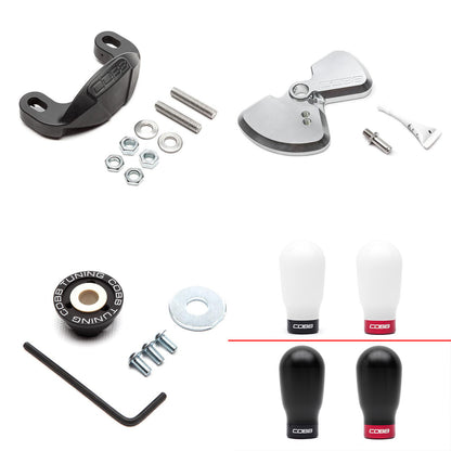 COBB Stage 1+ Drivetrain Package (Tall Weighted Shift Knob) For 2015-26 Subaru WRX - White
