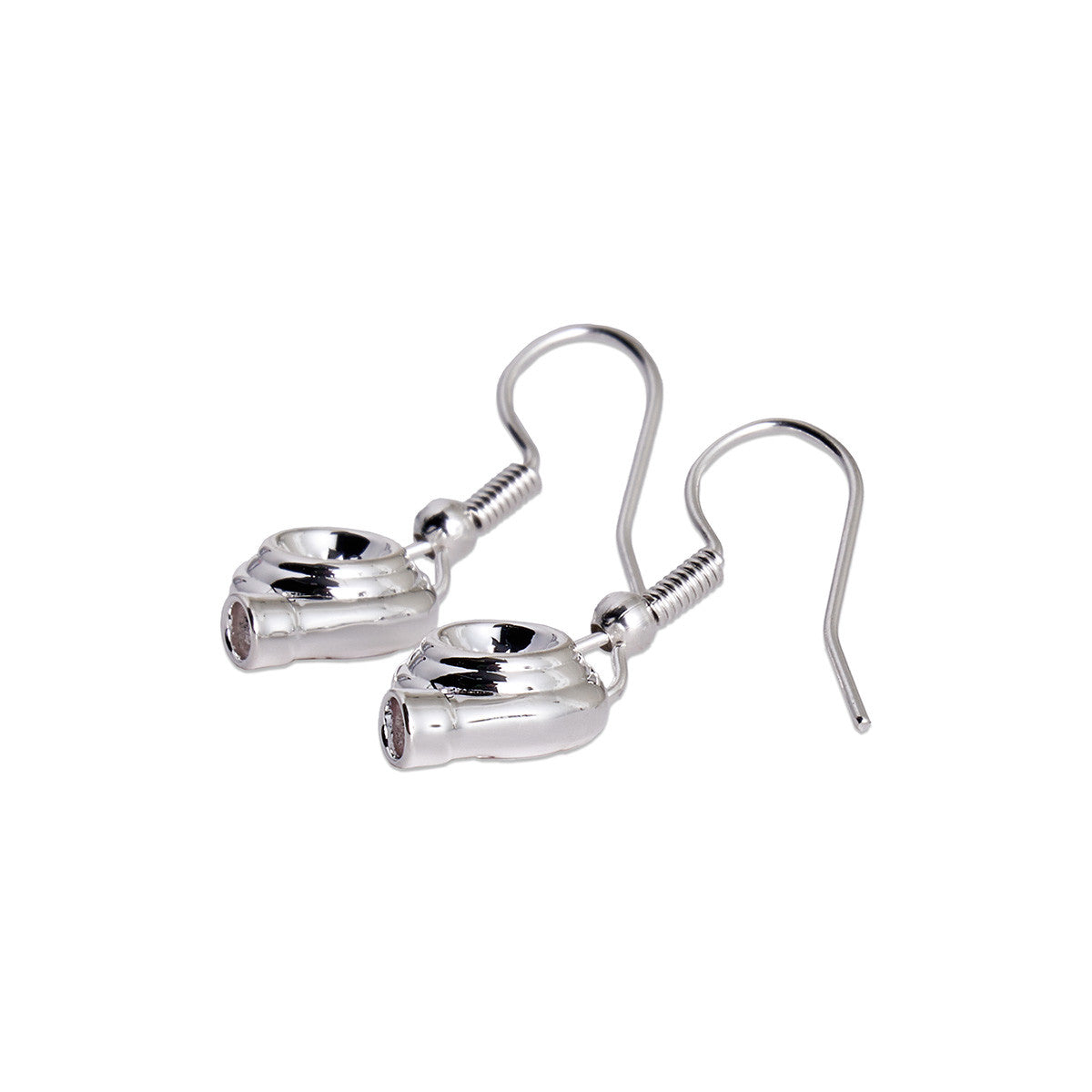 Garage Girls Jewelry Turbo Dangle Earrings - Angle