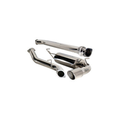 Turbo XS Hatch Catback Exhaust Polished Tips For 08+ WRX - W08H-CBE