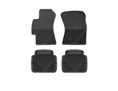 WeatherTech Front & Rear Rubber Mats For 2005-06 Saab 9-2X - Black - W52-W50