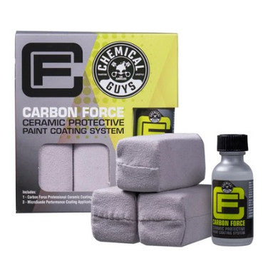 Chemical Guys Carbon Force Ceramic Protective Paint Coating System - 1oz + 3 MircoSuede Applicators (Comes in Case of 6) - WAC232