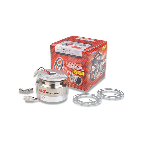 Works Bell Silver Rapfix II Steering Wheel Quick Release Hub – IAG