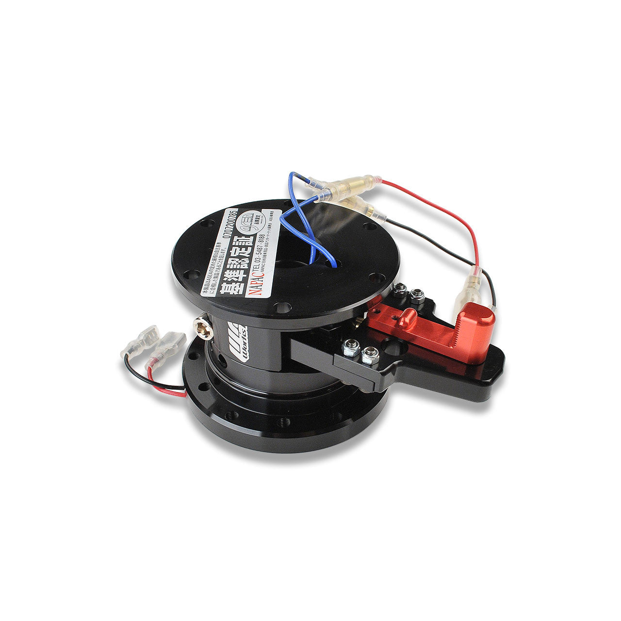 Works Bell Rapfix GTC Steering Wheel Quick Release - Close-up