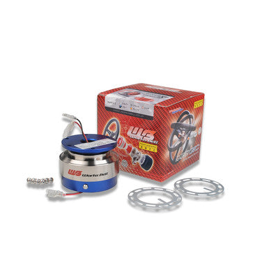 Works Bell Blue Rapfix II Steering Wheel Quick Release Hub