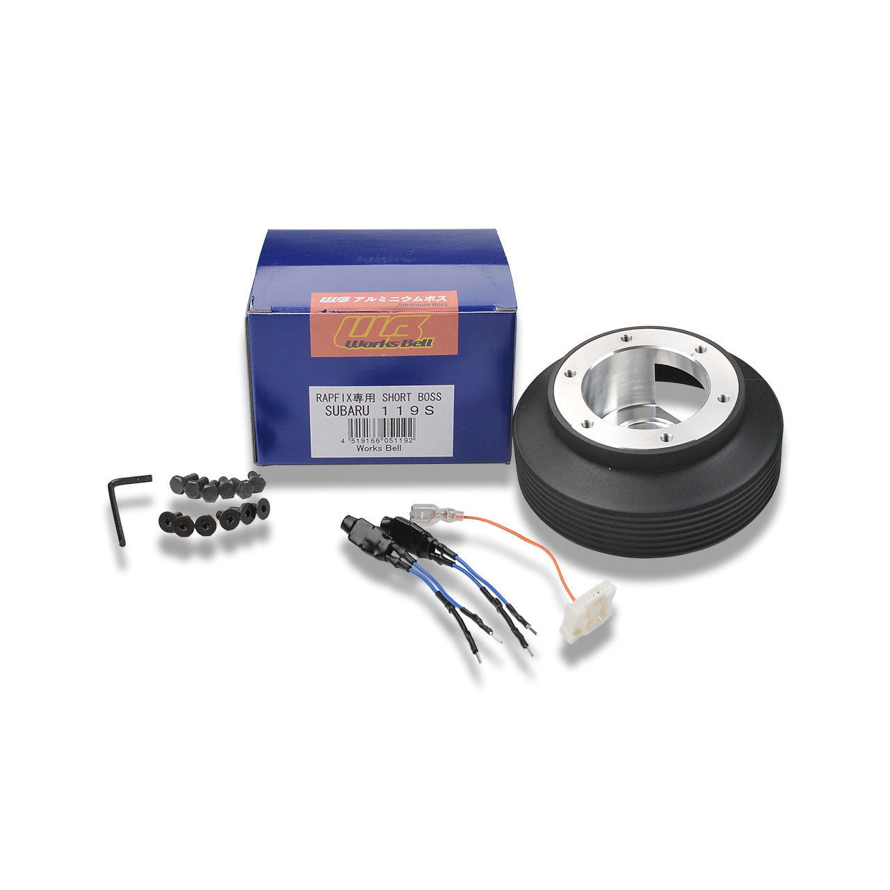 Works Bell Rapfix II Short Hub for 2008-14 Subaru WRX, 08-14 STI, 08-13 FXT & 07-09 LGT