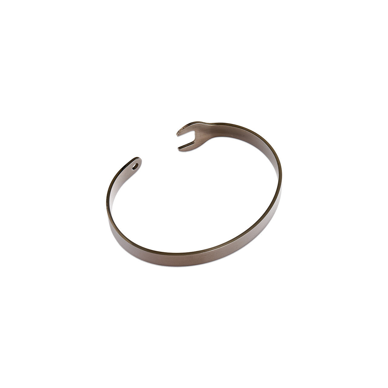 Garage Girls Jewelry Wrench Bangle Bracelet (Silver) - Angle 2