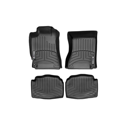 COBB Front and Rear FloorLiner by WeatherTech - Black For 2004-08 Subaru Forester XT