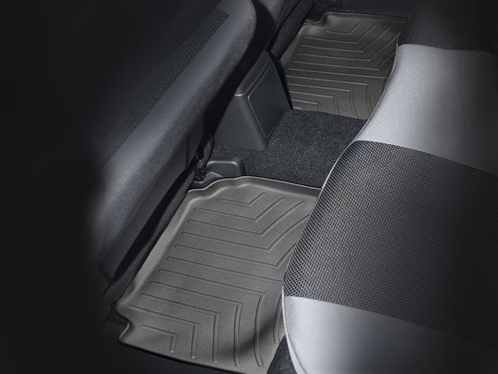COBB Front and Rear FloorLiner by WeatherTech - Black For 2004-08 Subaru Forester XT - Rear Install